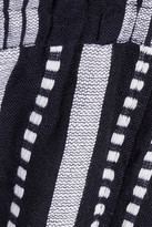 Thumbnail for your product : Lemlem Edna Striped Cotton-gauze Jumpsuit - Navy