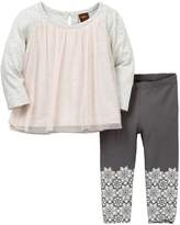 Thumbnail for your product : Tea Collection Mackenzie Top & Leggings Set (Baby Girls)