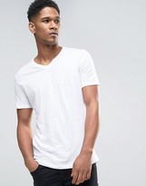 Thumbnail for your product : Sisley V-Neck T-Shirt In Slub