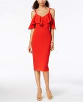 Thumbnail for your product : Rachel Roy Ruffled Cold-Shoulder Midi Dress