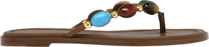 Gianvito Rossi Shanti Thong 05 Flats