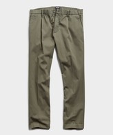 Thumbnail for your product : Todd Snyder The Pleated Pant in Olive Oil