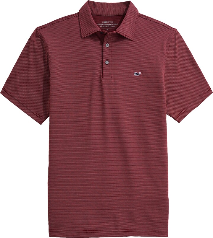 Vineyard Vines St. Jean Stripe Sankaty Performance Polo