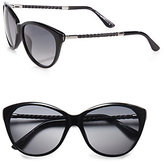 Thumbnail for your product : Tod's Feminine Soft Cat's-Eye Sunglasses/Black