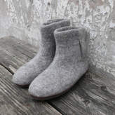 Thumbnail for your product : Aura Que Bidi Handmade Felt Slipper Boots With Suede Sole