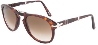 Persol Steve McQueen" Edition: Havana Tortoise Frame with Brown Faded Lens