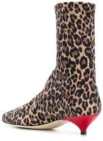 Thumbnail for your product : Couture Gia leopard print sock boots