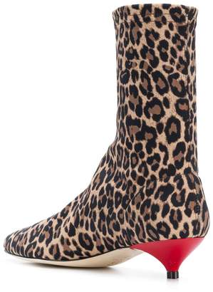 Couture Gia leopard print sock boots
