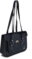 Thumbnail for your product : Cambridge Silversmiths Satchel Company Large Shoulder Satchel in Navy