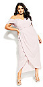 Thumbnail for your product : City Chic Entwine Maxi Dress - soft blush