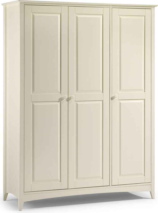 Dunelm Cameo Double Wardrobe, White & Pine Cream ShopStyle Chests