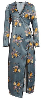 Soprano Women's Satin Wrap Kimono