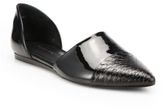 Thumbnail for your product : Jenni Kayne Patent Leather & Snakeskin d'Orsay Flats