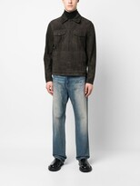 Thumbnail for your product : Salvatore Santoro Suede Leather Shirt Jacket