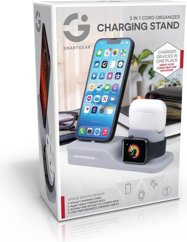 SmartGear 3 in 1 Cord Organizer Charging Stand ShopStyle Tech Accessories