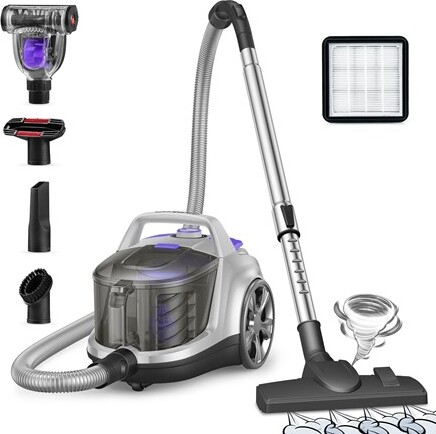 (NEW!) Aspiron Bagged Canister Vacuum Cleaners