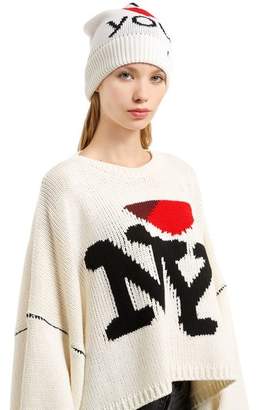 Raf Simons I Love You Jacquard Wool Beanie Hat - ShopStyle