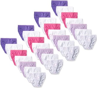 Hanes Ultimate Women's 28-Pack Cotton Hi-Cut Panties