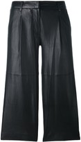 Thumbnail for your product : MICHAEL Michael Kors Leather Cropped Pants