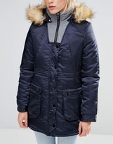 Thumbnail for your product : Girls On Film Parka With Faux Fur Hood