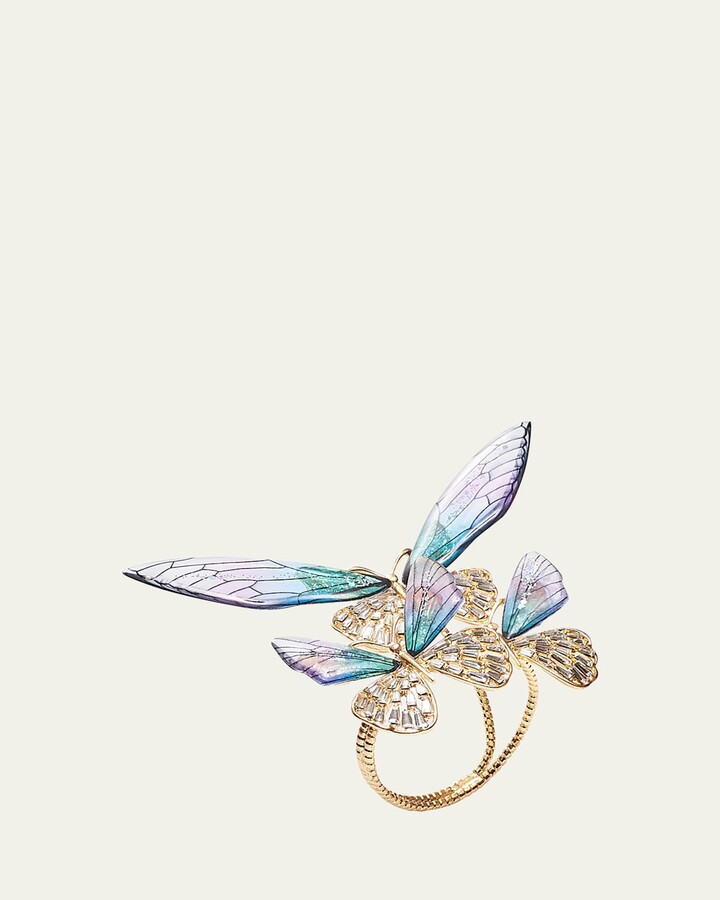 Flutter Napkin Rings, Set of 4