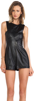 Thumbnail for your product : Shakuhachi Leather Playsuit