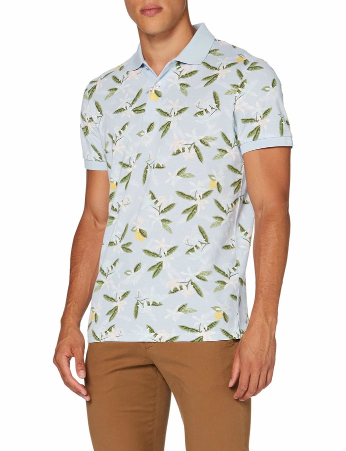 mens lemon polo shirt