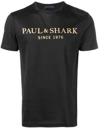 Paul & Shark logo print T-shirt