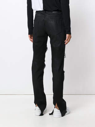 Marcelo Burlon County of Milan distressed trousers