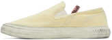 Thumbnail for your product : Acne Studios Yellow Ballow Tumbled Slip-On Sneakers