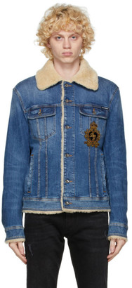 dolce and gabbana mens jean jacket
