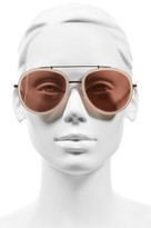 Thumbnail for your product : KENDALL + KYLIE Women's Jules 58Mm Aviator Sunglasses - Matte Demi/ Matte Gold