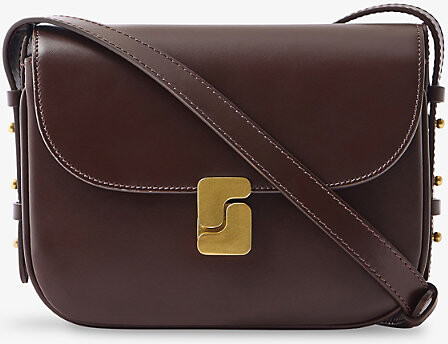 soeur Womens Chocolat Bellissima Mini Leather Cross Body Bag 1 Size