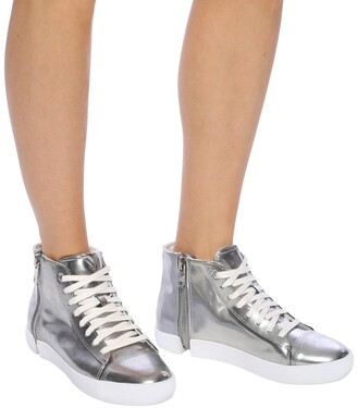 Diesel 'S-Nentish' High-top Sneakers Women's Silver - ShopStyle