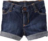 Thumbnail for your product : Old Navy Cuffed Denim Shorts for Baby