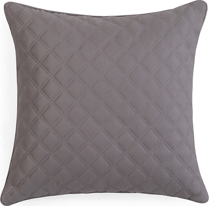 Hudson Park Collection Hudson Park Double Diamond Decorative Pillow 16 x 16 - Exclusive