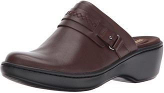 clarks mule slippers