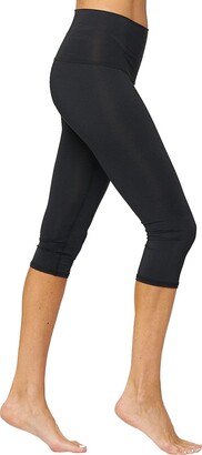 teeki Black Goddess Capri for Women's - Running Capri Pants Crop Leggings -  ShopStyle