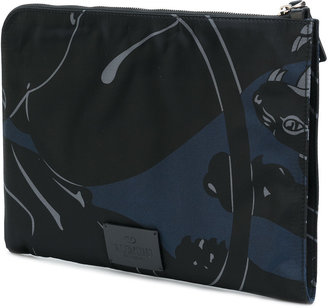 Valentino panther print document case