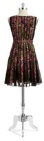 Thumbnail for your product : Adrianna Papell Plus Floral A Line Dress