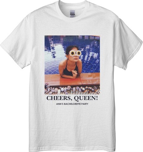 Shutterfly Custom White T-Shirts: Gallery of One | Medium | Customizable Front |