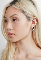 Thumbnail for your product : Forever 21 rhinestone faux pearl ear jackets