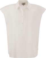 Thumbnail for your product : Woolrich Short-sleeved Blouse In Pure Cotton Poplin