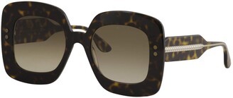 Bottega Veneta Sunglasses BV0237S 002 glasses woman color havana lens color brown size 50 mm