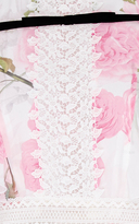 Thumbnail for your product : Giambattista Valli Georgette Rose Printed Ruffled Maxi Dress