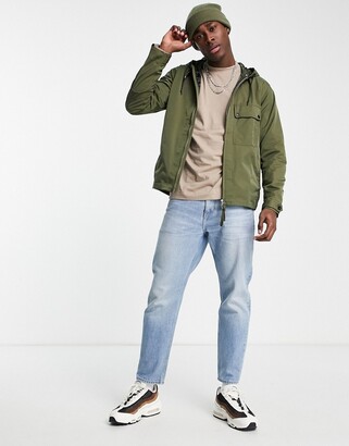 Pretty Green leporis nylon jacket in khaki - ShopStyle