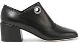 Tibi Marlow Eyelet-Embellished Leather Ankle Boots