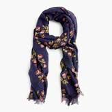 Thumbnail for your product : J.Crew Lightweight wool scarf in vintage floral
