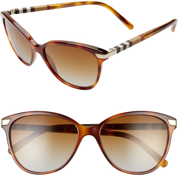 burberry 57mm cat eye sunglasses