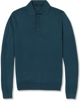 Thumbnail for your product : Gucci Knitted Wool Polo Shirt